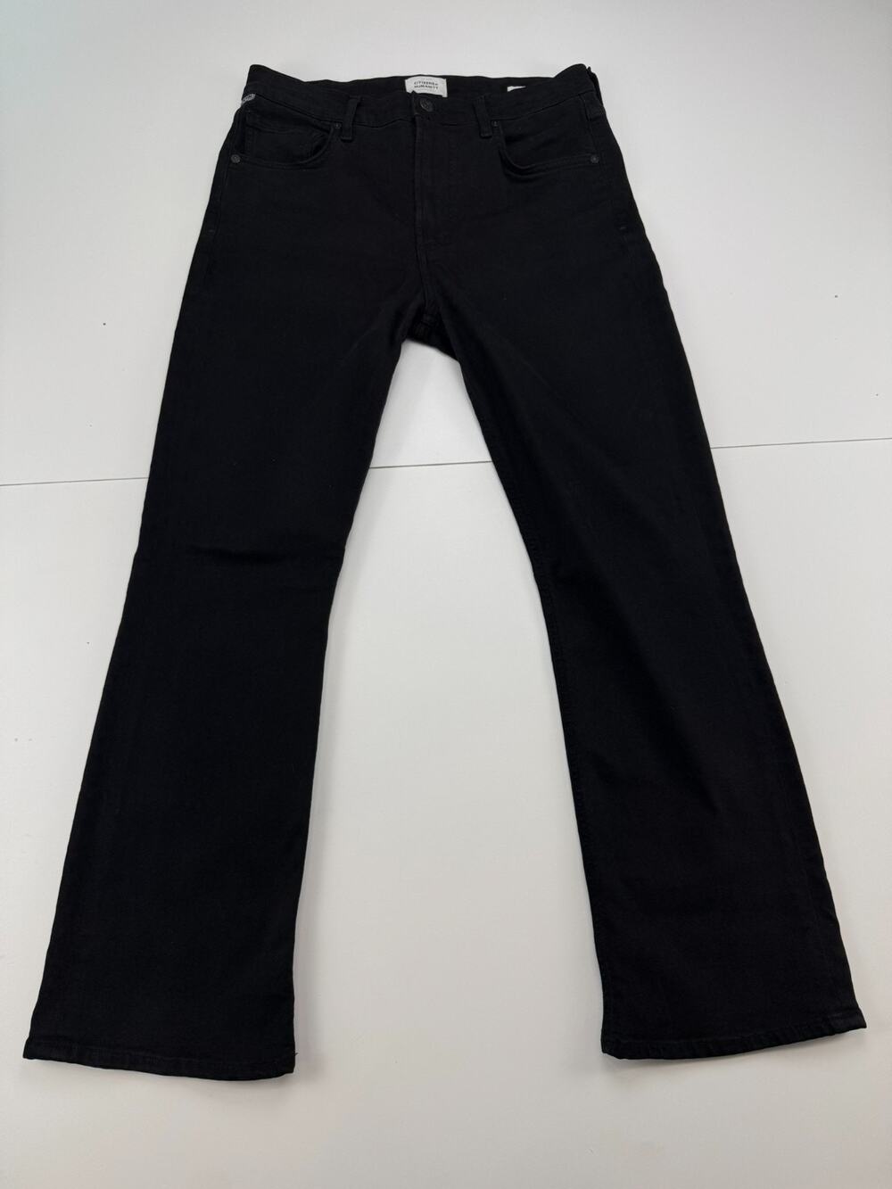 Citizens of Humanity Isola Cropped Bootcut Jeans Black Size 27 Style 2030-1149